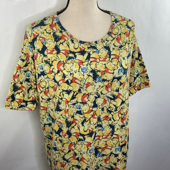 LuLaRoe Disney Winnie the Pooh Butterfly Irma Top Size XXS - Picture 5 of 8